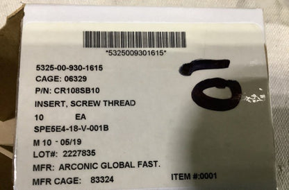 Screw Thread Insert M548A1 NSN 5325-00-930-1615 - photo 3
