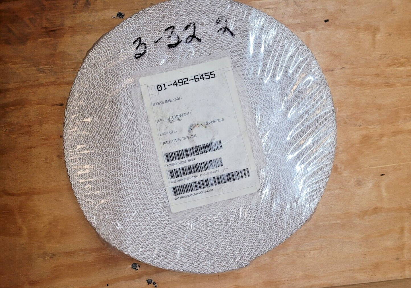 19T125X1.5	NARROW FABRIC INSULATION TAPE TEXTILE TAPE NSN 8315-01-492-6455