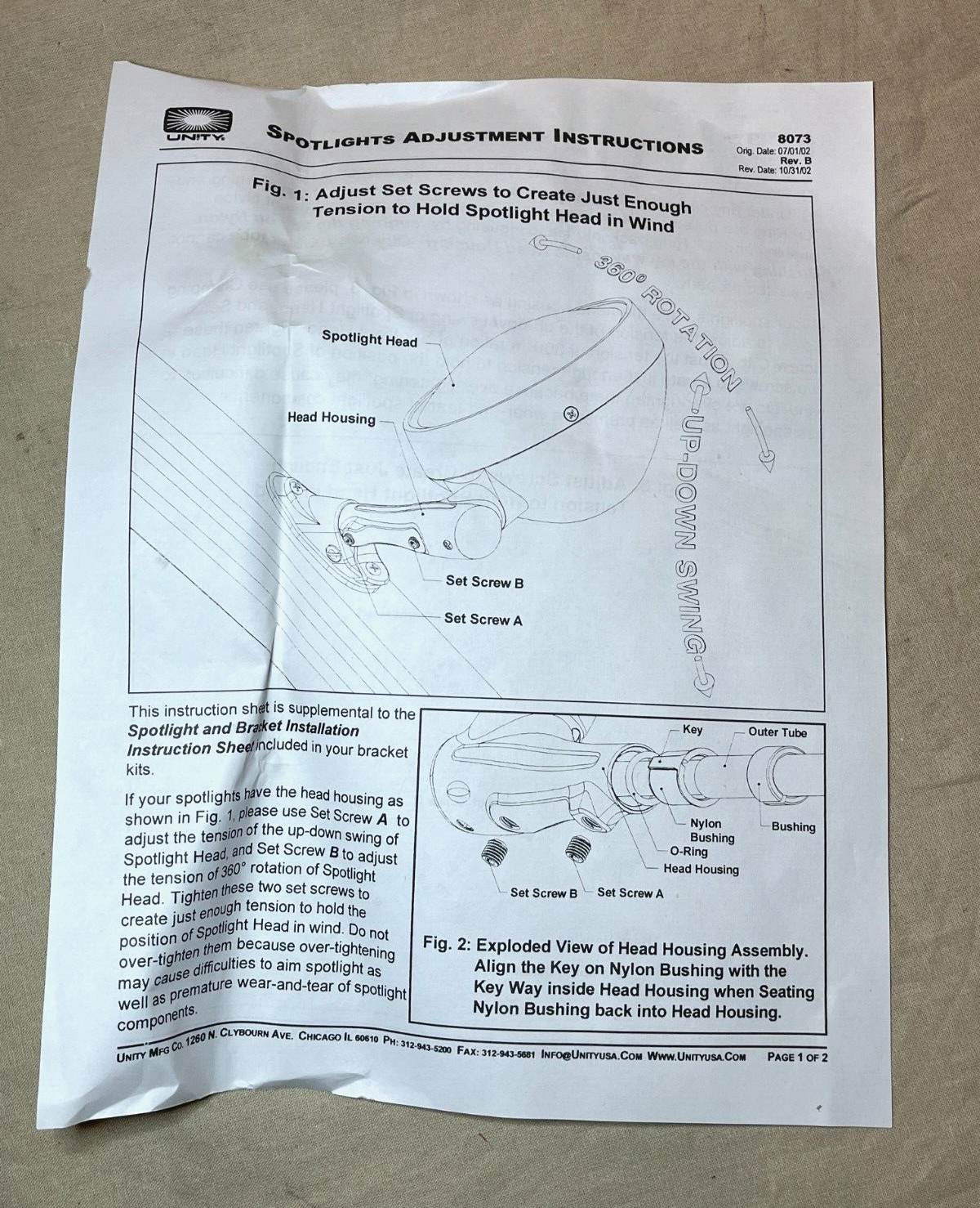M88A2 RECOVERY VEHICLE UNITY 15706 12365213 SPOTLIGHT ASSY 6220-01-425-3579 USA