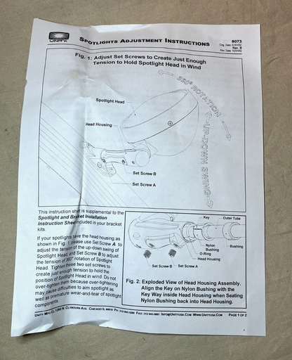 M88A2 RECOVERY VEHICLE UNITY 15706 12365213 SPOTLIGHT ASSY 6220-01-425-3579 USA