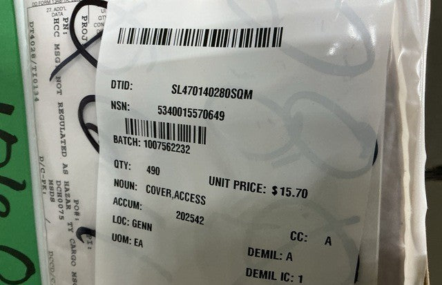 Access Cover M923A2 NSN 5340-01-557-0649 - photo 4