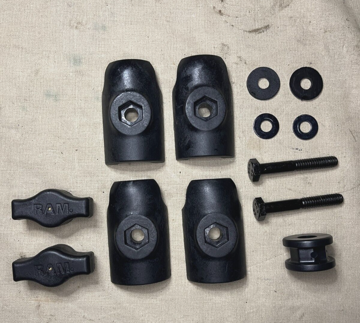 RAM MOUNTS RAP-B-200-12U 1" COMPOSITE DOUBLE SOCKET SWIVEL ARM 5340-01-622-0156