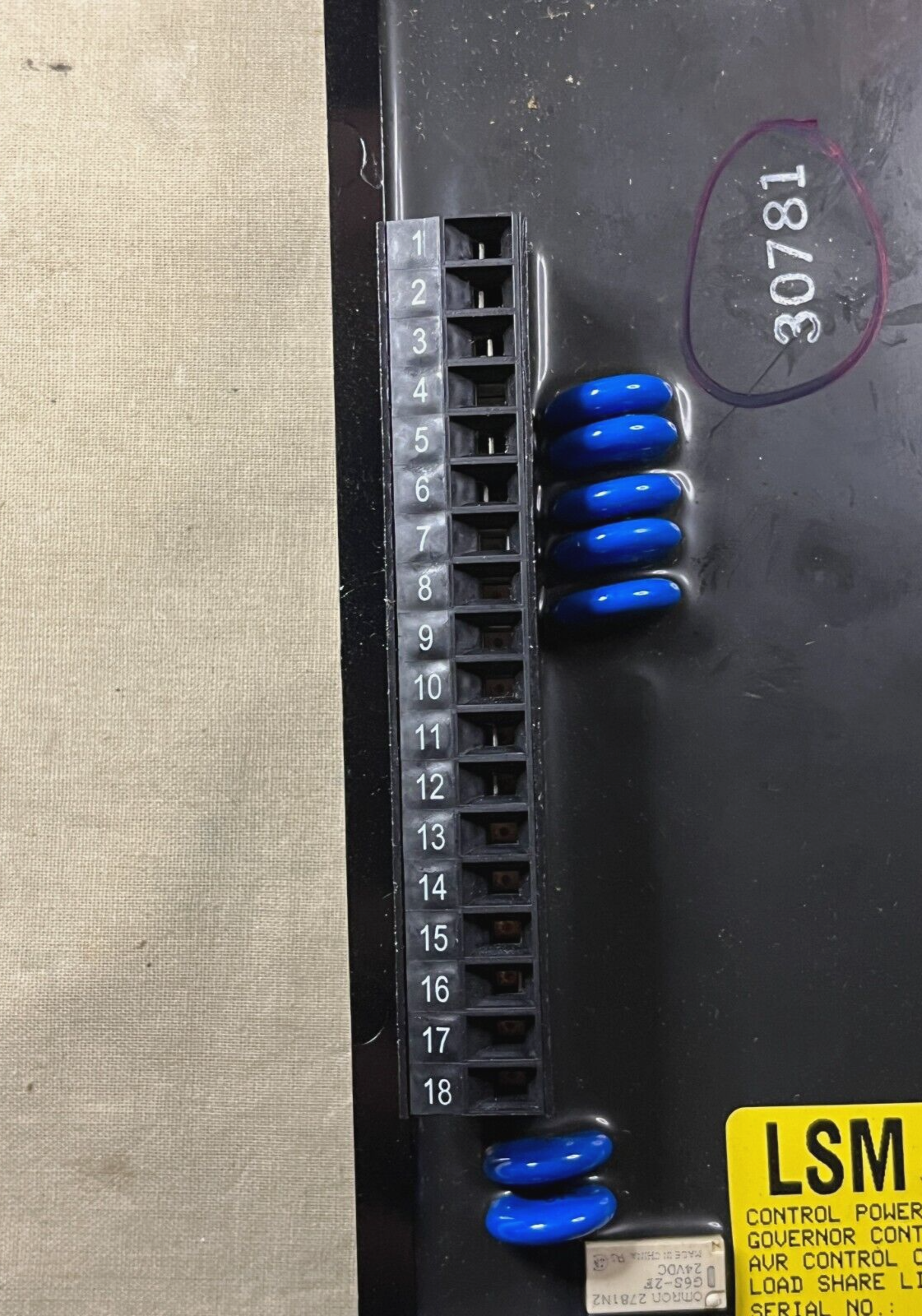 BASLER LSM-2020 PROGRAMMABLE GENERATOR AVR LOAD SHARING SHARE CONTROL MODULE