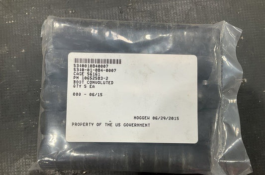Component Boot 10652583-2 NSN 5340-01-084-0007