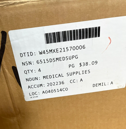 NEW ICP MEDICAL ICP-CPXP24 PERSONAL PROTECTION CAPS, BLUE, LARGE 24" CASE