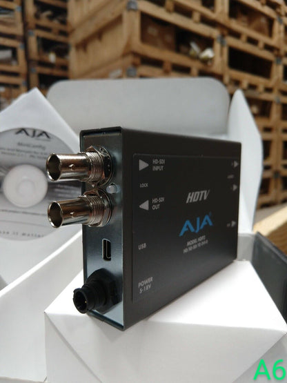 AJA HDP2  HD/SD-SDI to DVI-D Mini-Converter WITH POWER SUPPLY
