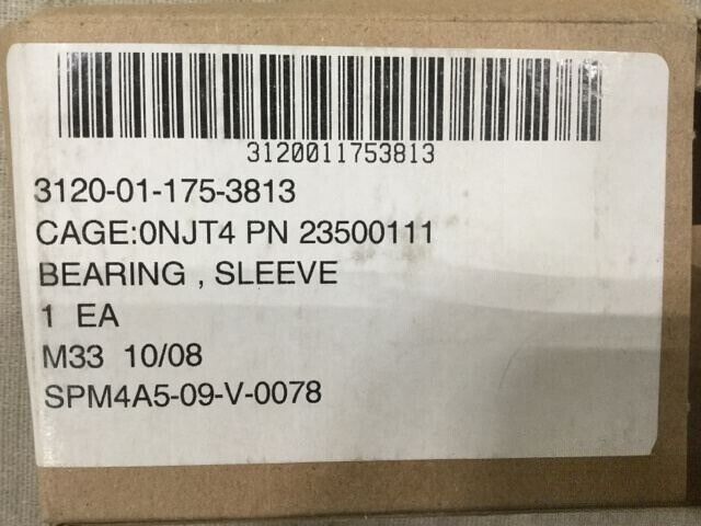 M998 HMMWV HUMMER H1 CUCV 23500111 SLEEVE BEARING 0.026 MM 3120-01-175-3813