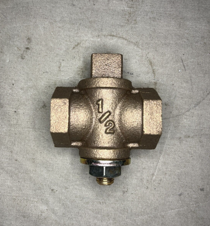 AIRCRAFT B-52 , GENERATOR 3KW 1/2" COPPER ALLOY PLUG COCK 4820-00-136-1085