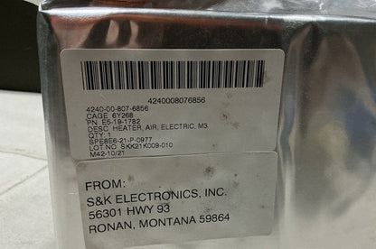 Air Heater Filter E5-19-1782 NSN 4240-00-807-6856 - photo 4
