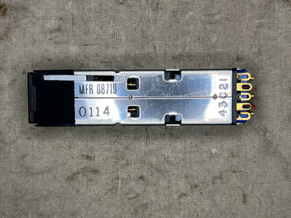 AIRCRAFT ORION P-3 DUCOMMUN 10620TI-24 ICS OVER RID PUSH SWITCH 5930-01-131-8788