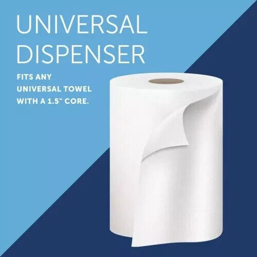 KIMBERLY-CLARK UNIVERSAL HARD ROLL TOWEL DISPENSER WITH HARDWARE (MODEL 09746)