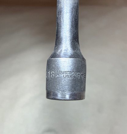 ARMSTRONG 35-018 9/16" T-HANDLE SOCKET WRENCH WITH 6-POINT OPENING OPEN-BOX USA