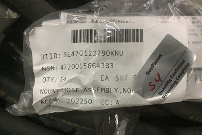 LOADER, 624JR UTILITY AT316333 DEERE FAN DRIVE HYDRAULIC HOSE 4720-01-566-4383