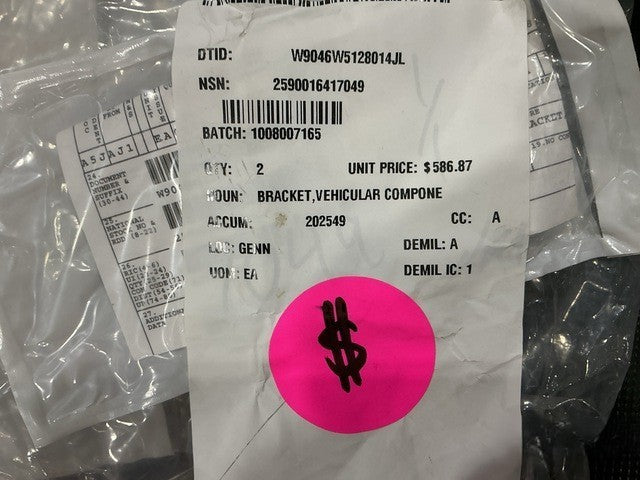 Vehicular Bracket 4045040C1 NSN 2590-01-641-7049 - photo 4