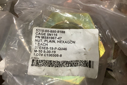 Quality Socket Screw MS51967-47 Hexagon Plain Nut 4-1/2 MS51967 5310-00-880-8188