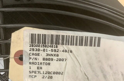 DIESEL ENGINE RADIATOR B809-2007 Fits 68T5.9 CUMMINS ENGINE 2930-01-592-4818