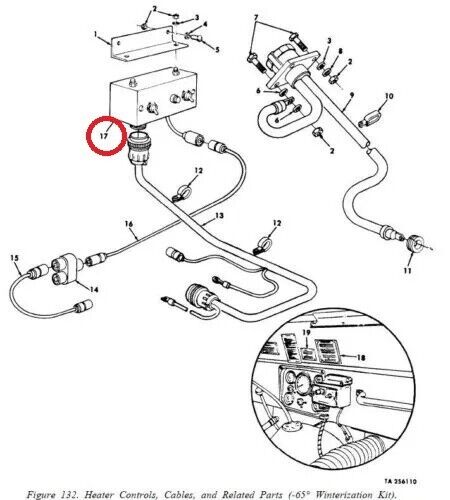 HMMWV MRAP AMPV 11669705 ELECTRICAL HEATER CONTROL BOX 8700138 2590-01-125-6154