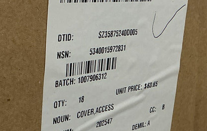 Access Cover 6039786 NSN 5340-01-597-2831 - photo 4