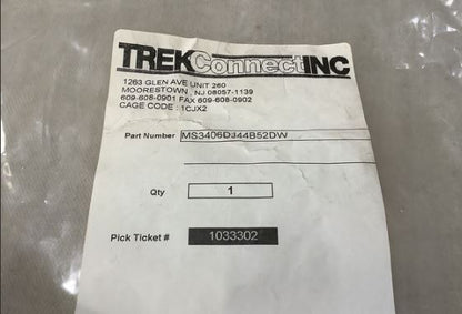 MILITARY CONNECTOR MS3406DJ44B52DW  5935-01-178-8387 MS3406DJ-44B52DW