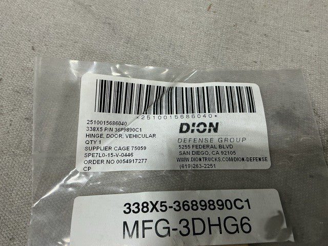 Storage Door Weld Assy Hinge 3689890C1 NSN 2510-01-568-6040 - photo 2