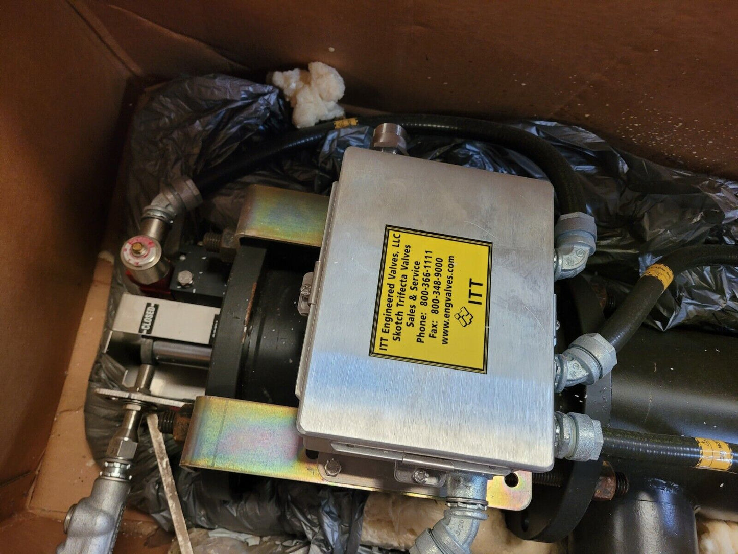 Itt Skotch T4406F Double Block and Vent Valve System Fuel Gas 180 F 70-120 PSI