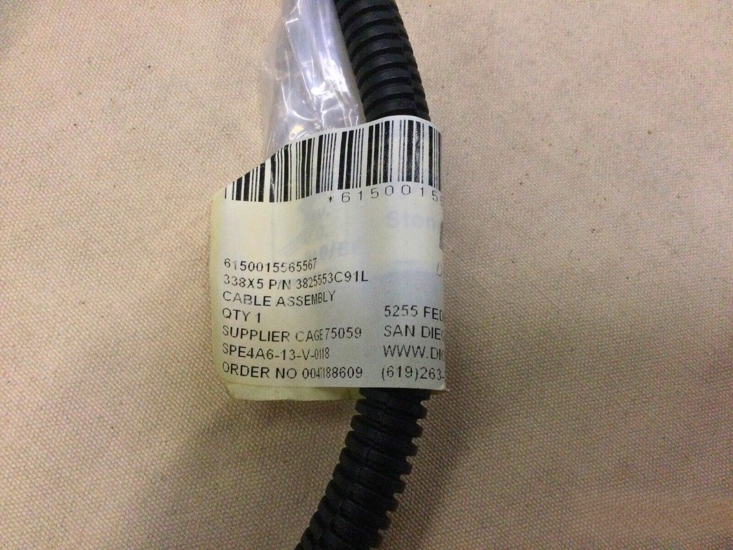 MRAP-MAXXPRO CAT I 3825553C91L HARNESS, THRU DOOR POWER MIRROR 6150-01-556-5567