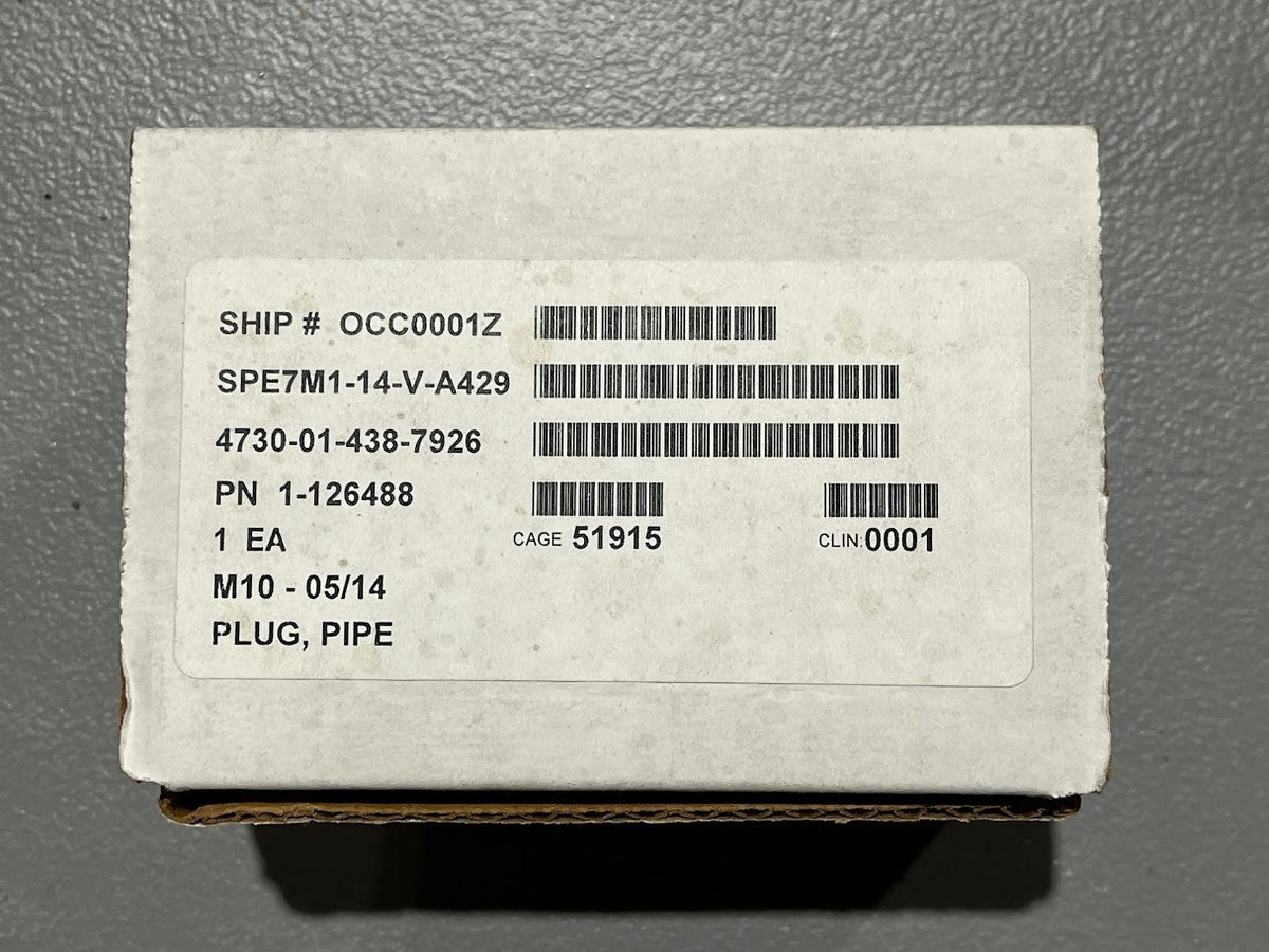 Pipe Plug M88A2 NSN 4730-01-438-7926 - photo 5