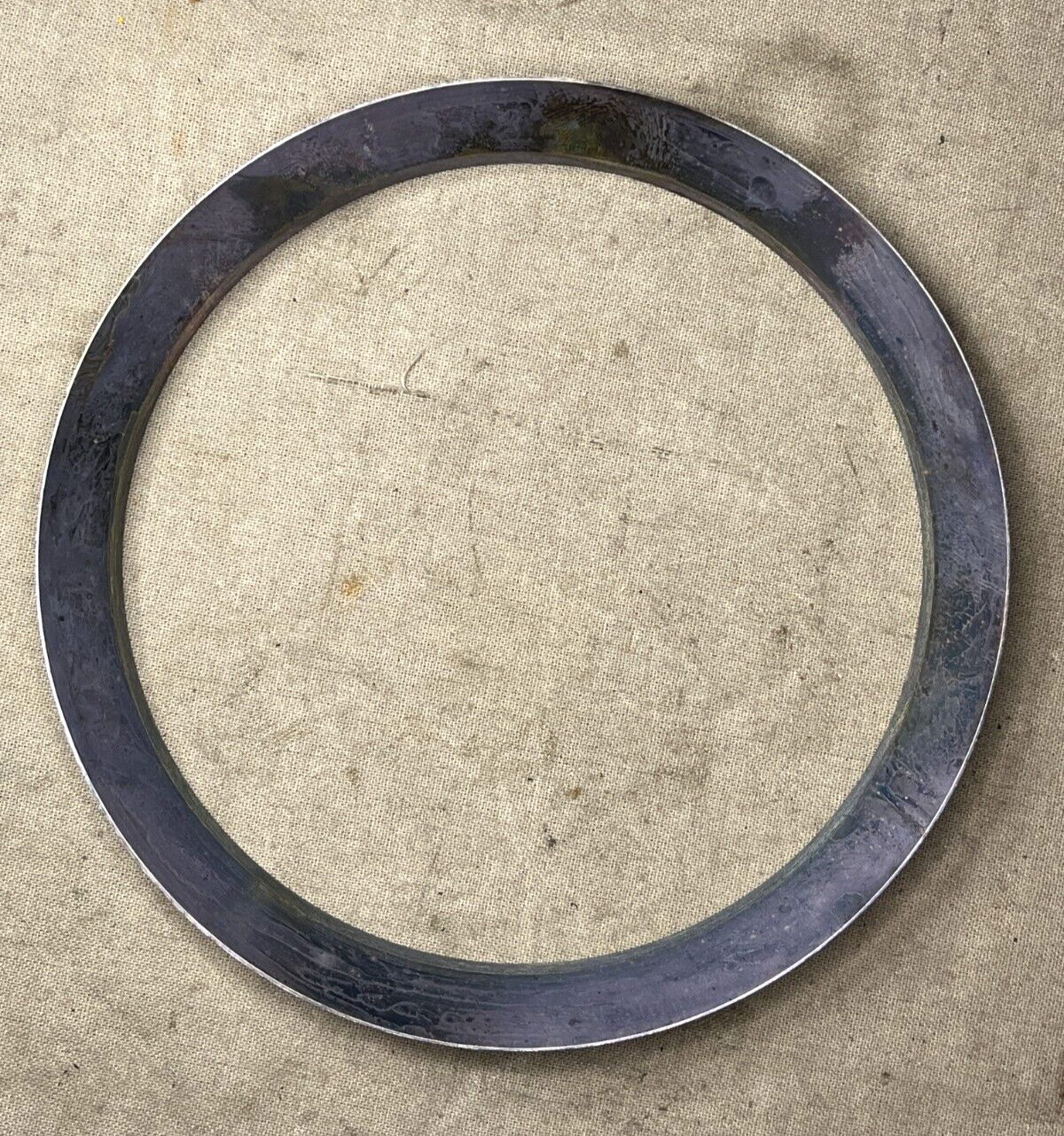 KNOX-CLASS FRIGATE D16130 SOFT STEEL SILVER PLAT SEAL RING 4820-00-316-4001 NOS