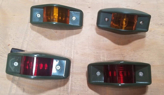 M998 Humvee LED SIDE MARKER KIT Red, Amber Military Truck 24V M35A2 5 Ton LMTV