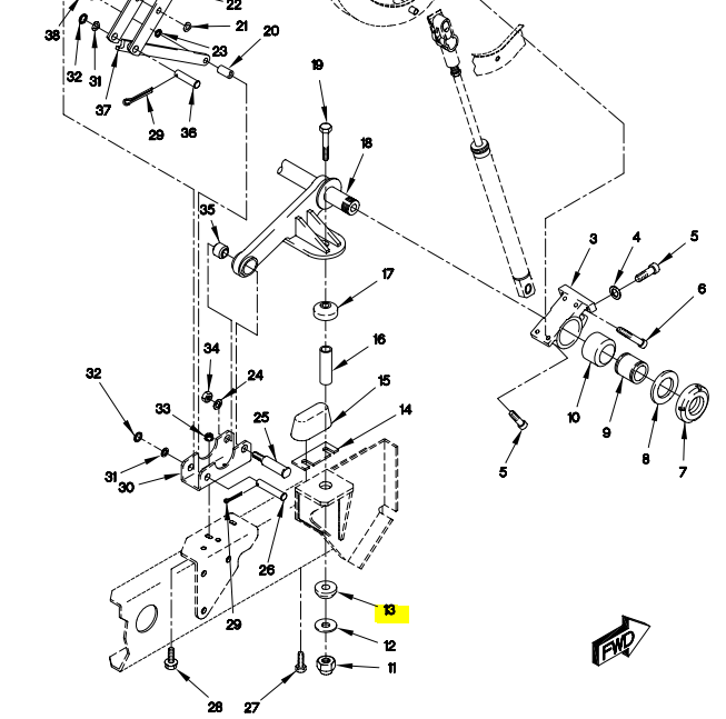 FMTV LMTV, Upper, Lower Cab Mount MTV Kit Military Mount