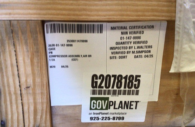 Air Brake Compressor Assembly 289864 NSN 2530-01-147-9996 - photo 4
