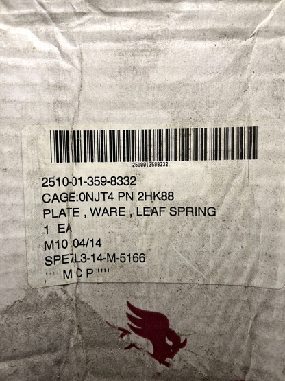 PLS TRAILER MERITOR 3305-X-1142-S LEAF SPRING WEAR PLATE 9640-00 2510013598332