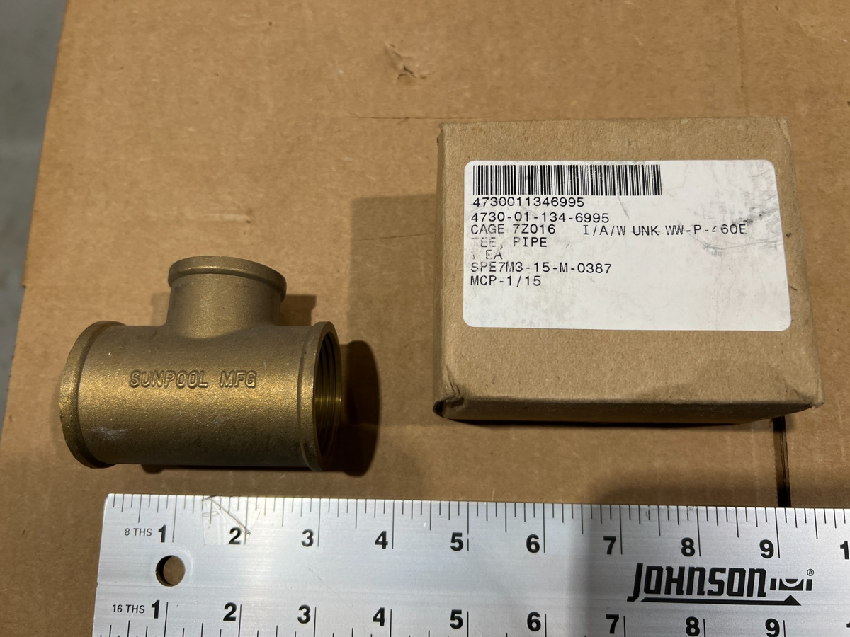 Pipe Tee MS14309-24A NSN 4730-01-134-4730 - photo 4