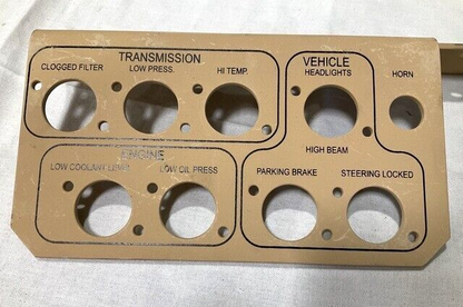 M-113A1, M-113A2, M-113A3 CARRIER 12460982 ELECTRONIC PANEL 5975-01-496-9985 NOS