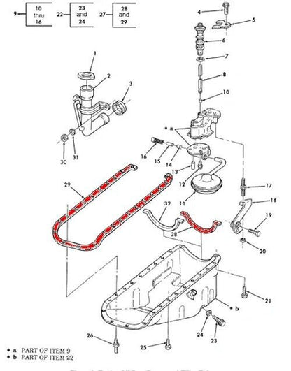 HMMWV 1 1/4-TON CUCV MHE 6.2L GM OS34400 0S30442A GASKET SET 5330-01-310-6780