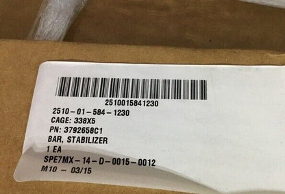 NEW NAVISTAR DEFENSE 3792658C1 69100-000 STABILIZER SWAY BAR 2510-01-584-1230