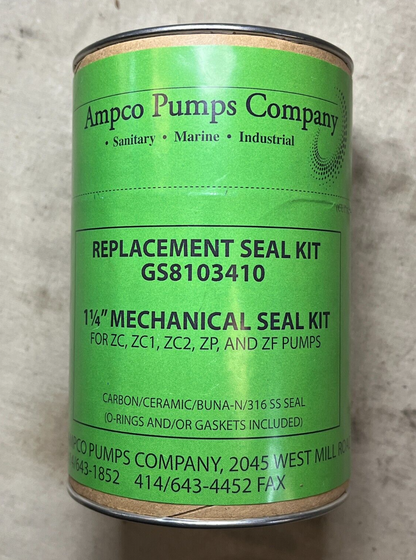 AMPCO PUMPS GS8103410 11/4'' SPRING LOADE SHAFT SEAL ASSEMBLY 4320-01-266-9830