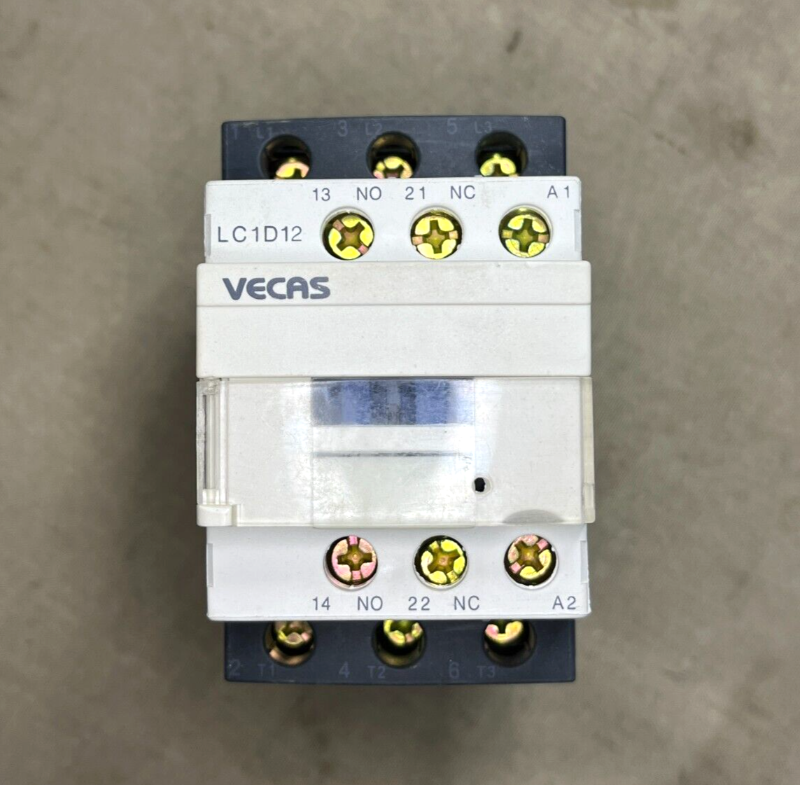 VECAS ELECTRIC 220-240V 50/60HZ LC1D12U7 CONTACTOR 5.5KW/400V 7.5HP/46 ...