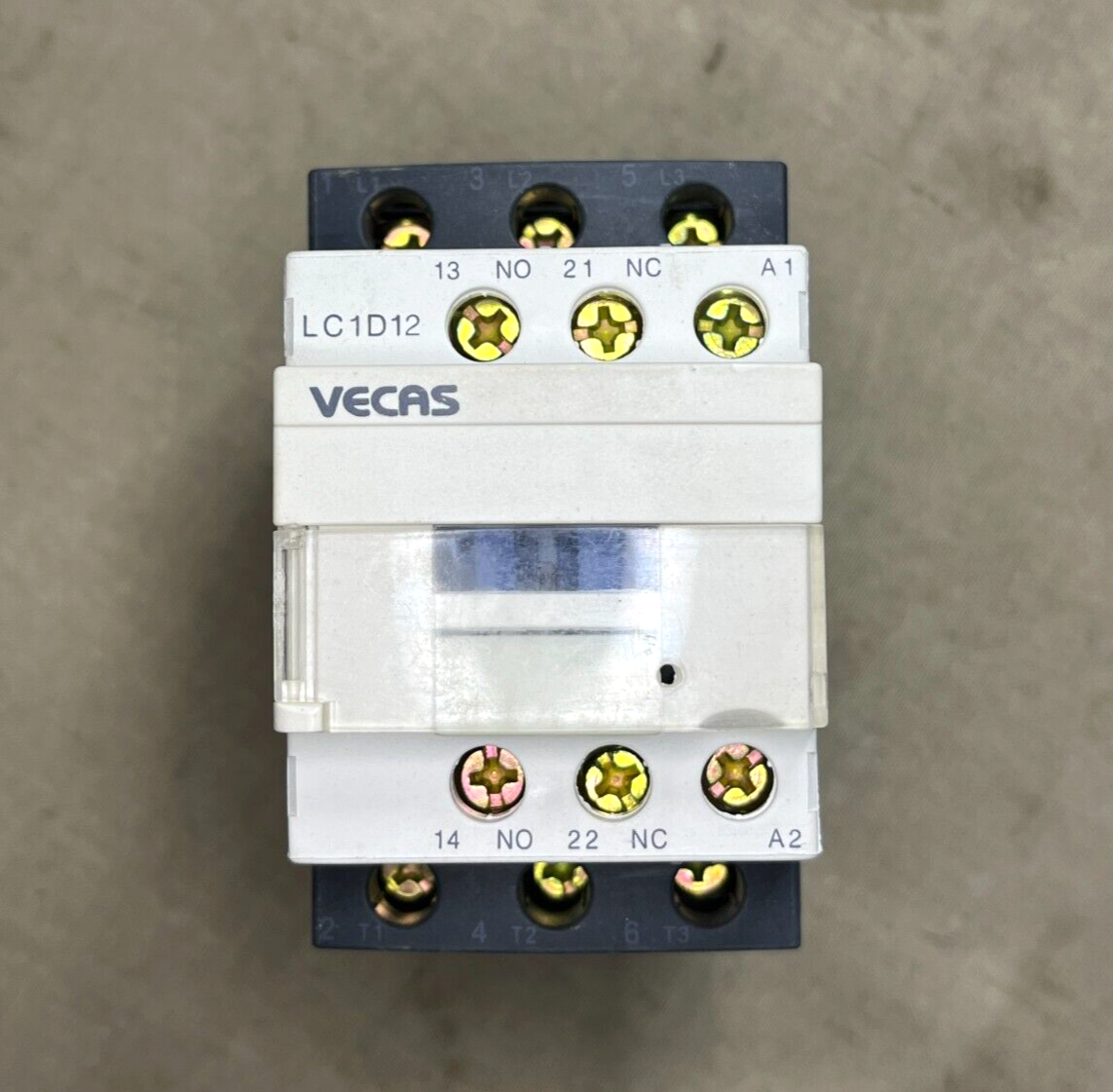 VECAS ELECTRIC 220-240V 50/60HZ LC1D12U7 CONTACTOR 5.5KW/400V 7.5HP/460V