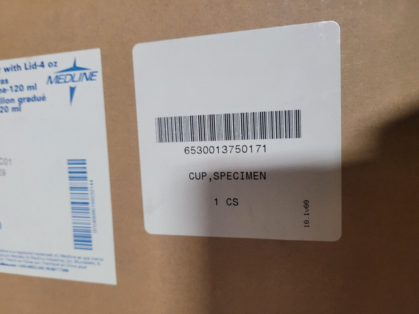 MEDLINE DYND30331 SPECIMEN CUP PLASTIC 4 OZ STERILE BLISTER PACKAGE 100S