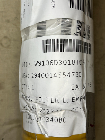 GENUINE CAT 1R-0749 RH INSIDE FLUID FUEL FILTER ELEMENT 3TM257 2940-01-455-4730