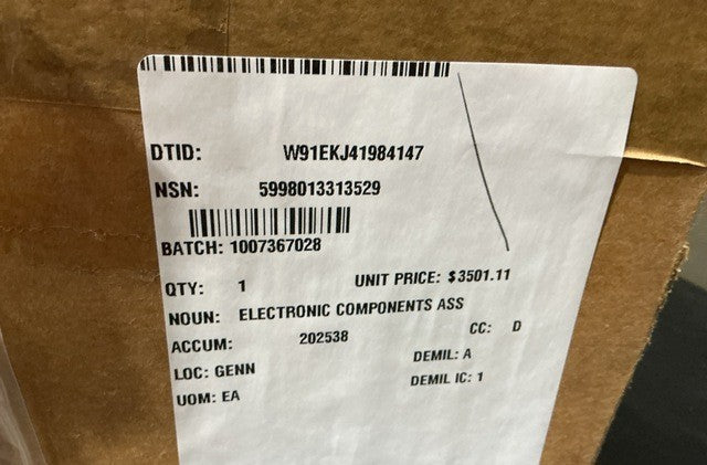 Electric Components Assy M1000 NSN 5998-01-331-3529 - photo 10