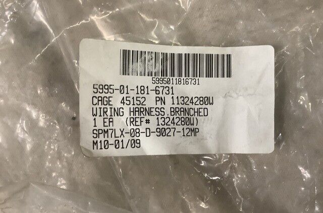 HEMTT M978 M977 BRANCHED WIRING HARNESS 1324280W 1324280 5995-01-181-6731