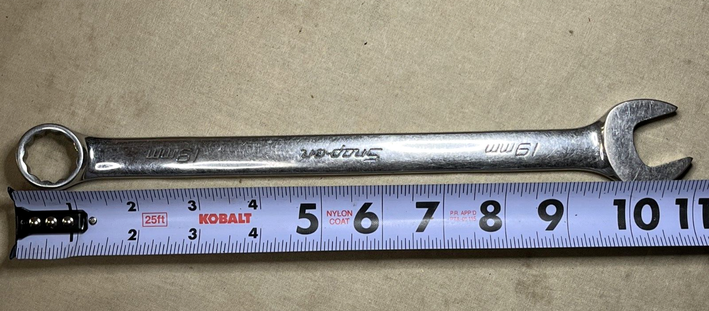SNAP-ON OEXM190B 19MM 12-POINT COMBINAT BOX OPEN WRENCH HCW19MM 5120-01-430-2983