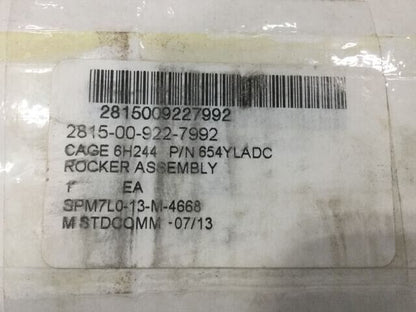 W. W. WILLIAMS 654YLADC ROCKER ASSEMBLY 2815009227992 2815-00-922-7992 NOS