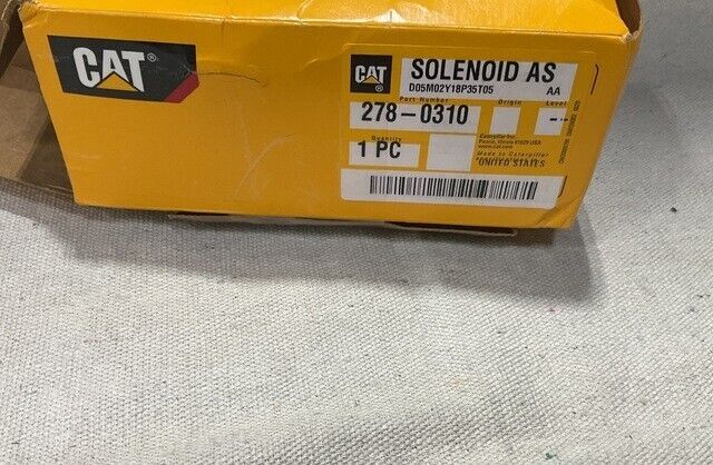 CATERPILLAR 130G MOTOR GRADER 278-0310 SOLENOID WASTEGATE ASSY 5945-01-574-5613