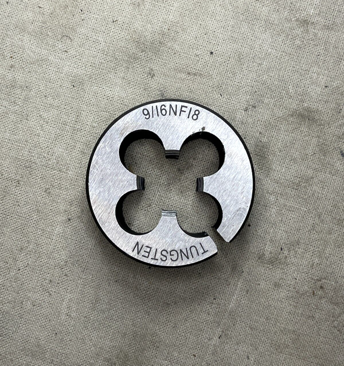 THREADING TOOL 9/16" X 18 NF SPLIT DIE THREAD CUTTER TUNGSTEN STEEL 9/16NF18