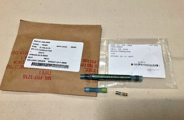 TYCO ELECTRONICS D-150-0170 12 AWG CONDUCTOR SPLICE 10193774 5940-01-346-4959