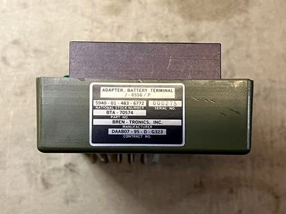 BREN-TRONICS BTA-70574	RADIO BATTERY TERMINAL ADAPTER J-6556/P 5940-01-483-6772
