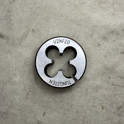 THREADING TOOL 1/2" X 20 NF IMPERIAL DIE NUT 1.5" TUNGSTEN STEEL 1/2NF20